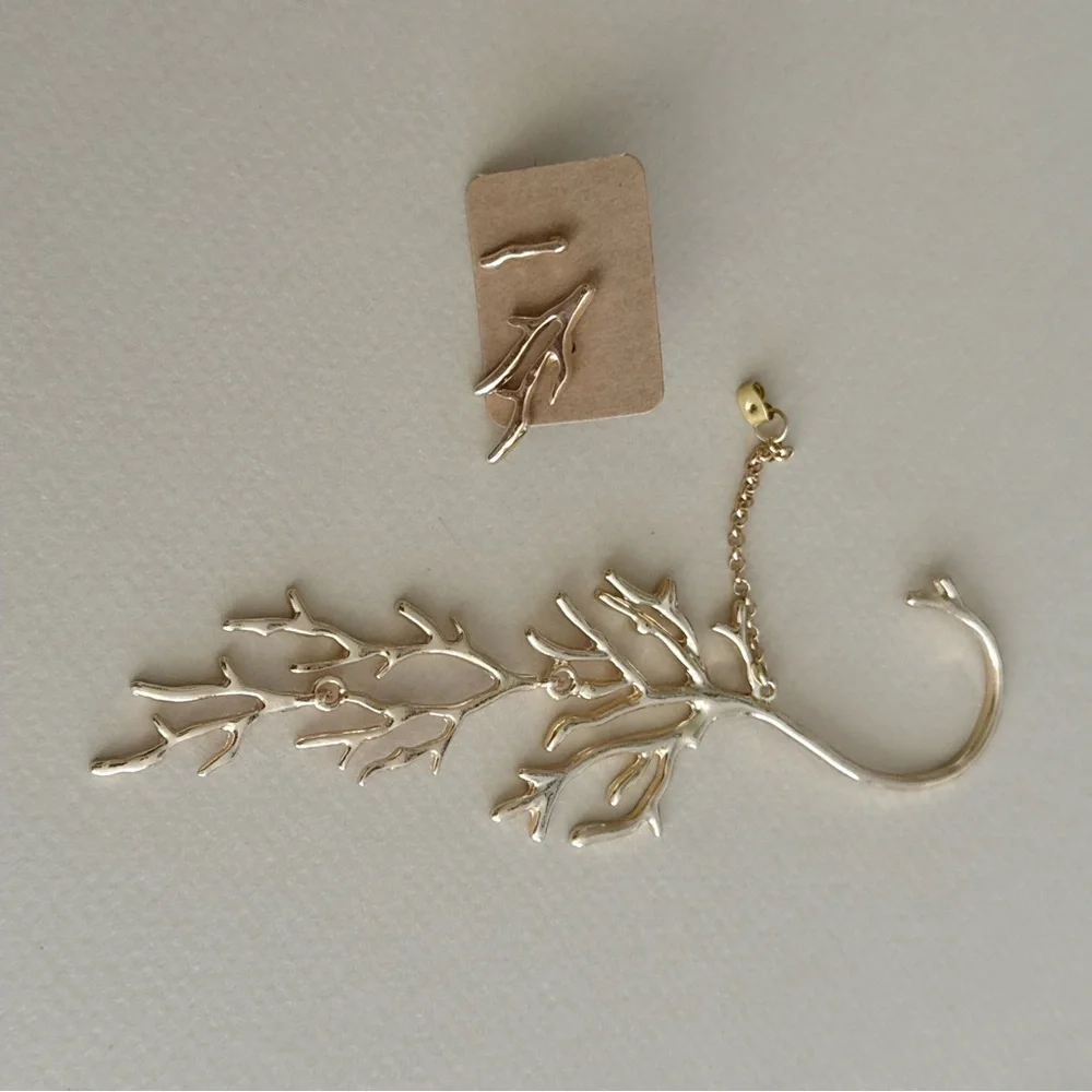 Branch Earrings N1765 - Picture 3 of 6